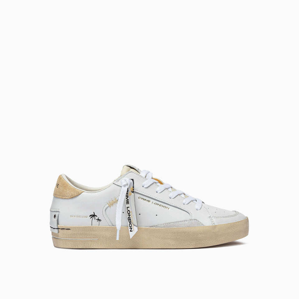 SNEAKERS IN PELLE WHITE