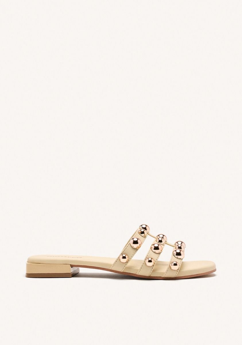 CIABATTA BASSA IN PELLE WHITE