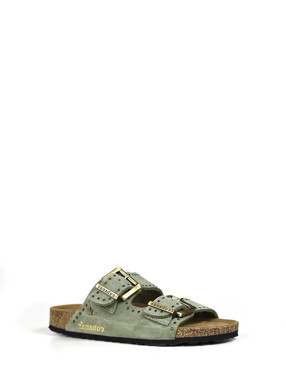 CIABATTA DUE FASCE CAMOSCIO - CALZATURE - Due Piedi