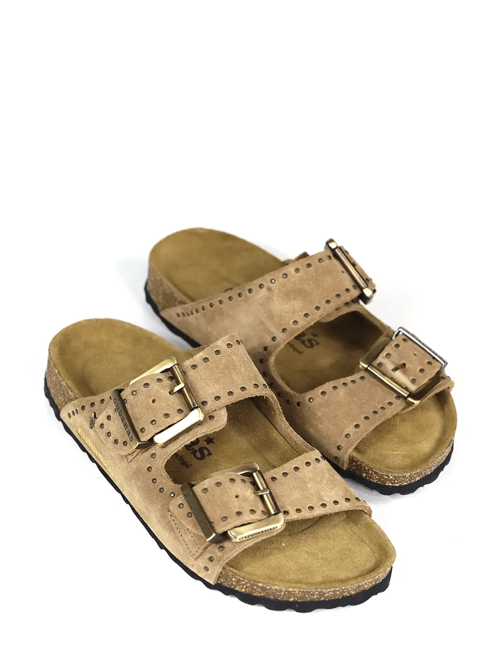 CIABATTA DUE FASCE CAMOSCIO - CALZATURE - Due Piedi