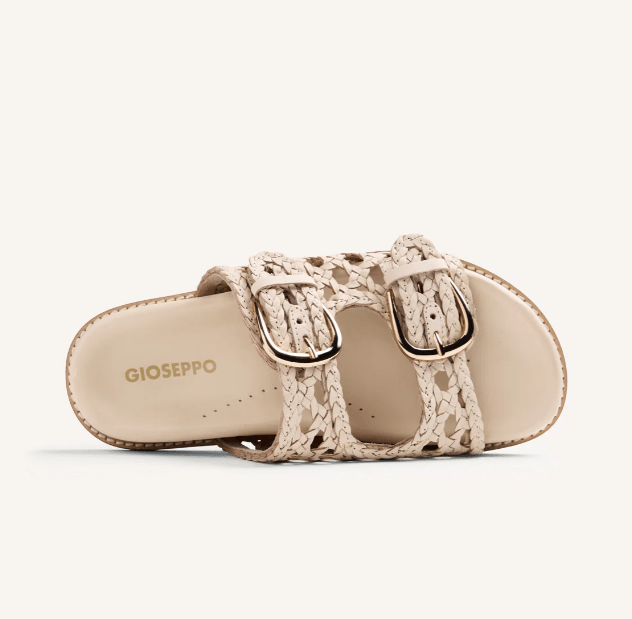 CIABATTA IN PELLE DUE FASCIE INTRECCIATA - CALZATURE - Due Piedi