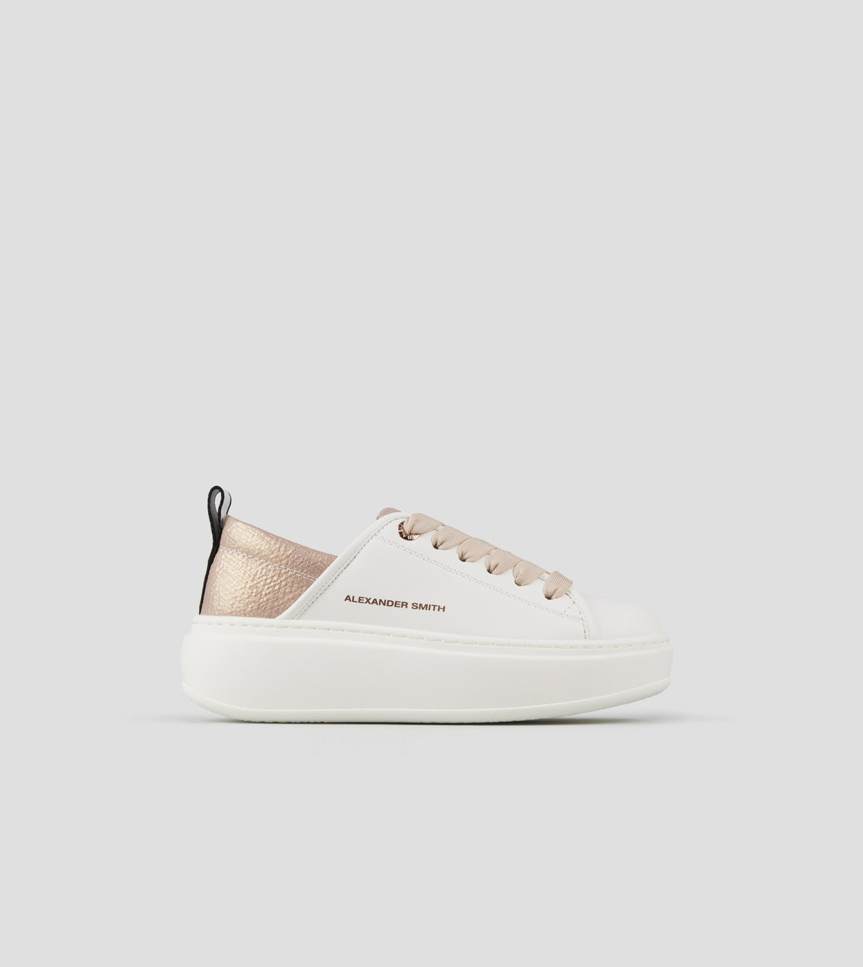 SNEAKERS IN ECO WHITE NUDE