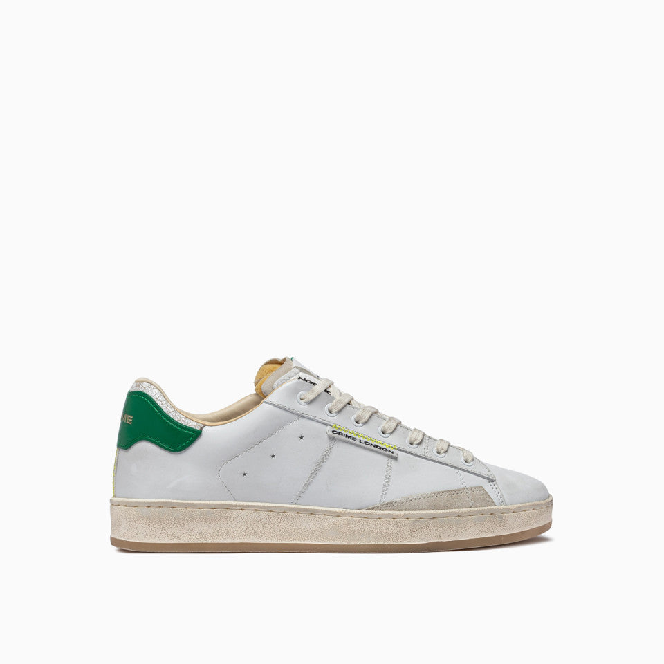 SNEAKERS IN PELLE WHITE