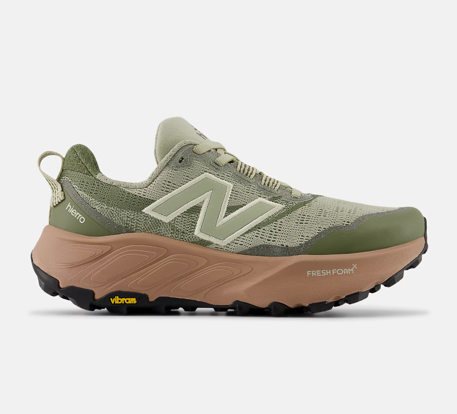 SNEAKERS IN TESSUTO E PELLE OLIVINE