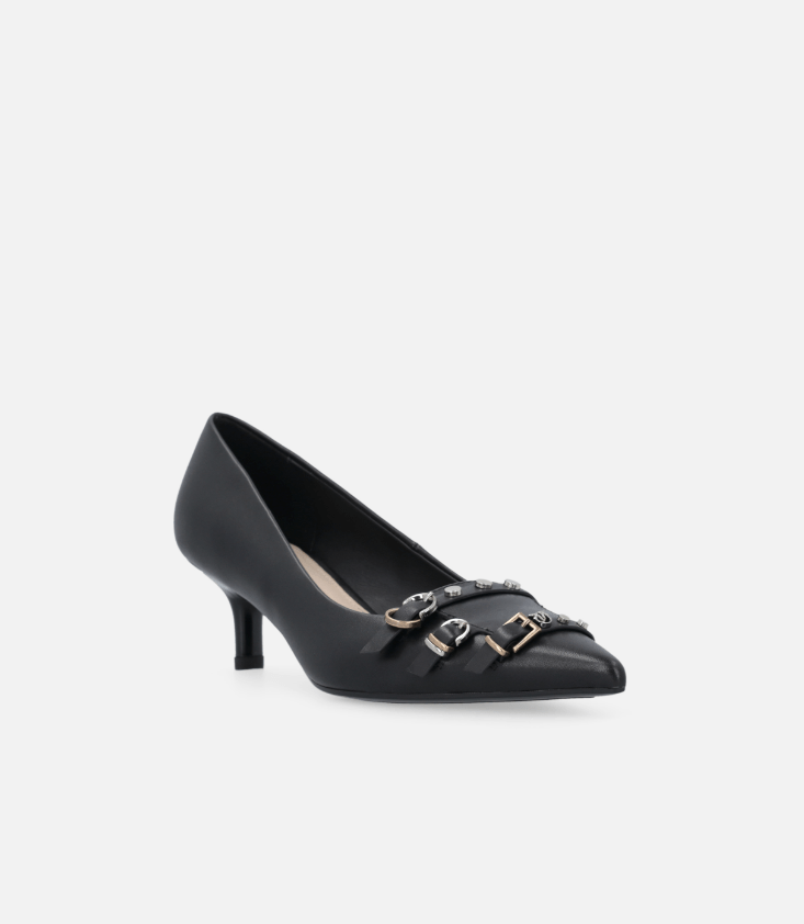 DECOLLETE IN PELLE NERA - CALZATURE - Due Piedi