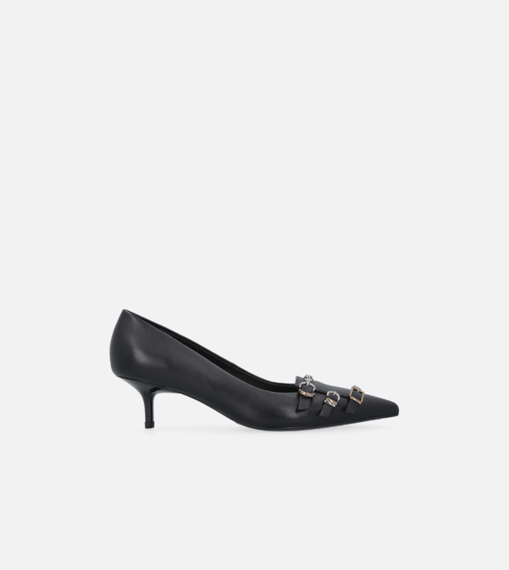DECOLLETE IN PELLE NERA - CALZATURE - Due Piedi