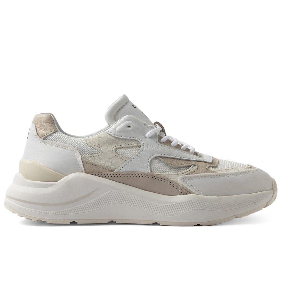 SNEAKERS IN PELLE WHITE