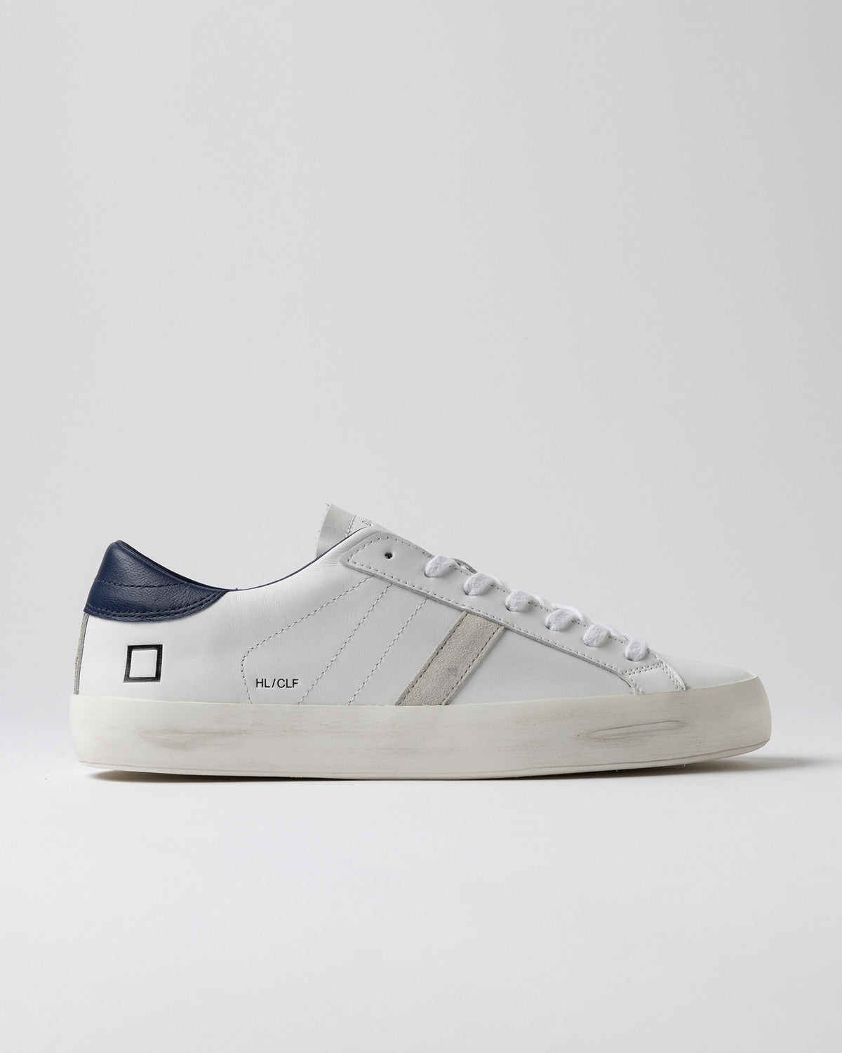 SNEAKERS IN PELLE WHITE MILK