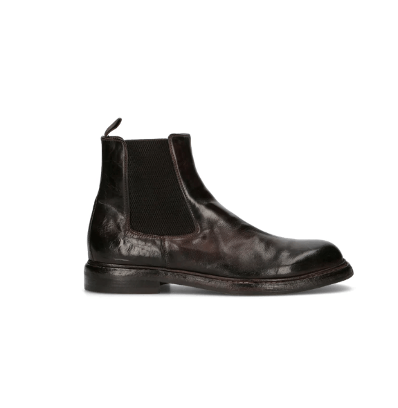 GHETTA IN PELLE EBANO - CALZATURE - Due Piedi