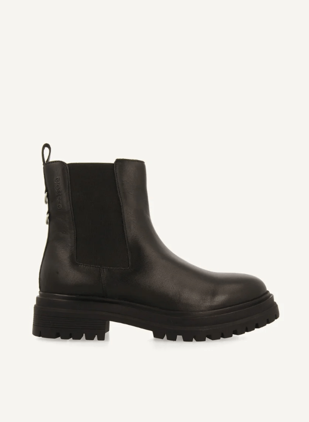 GHETTA IN PELLE NERA - CALZATURE - Due Piedi