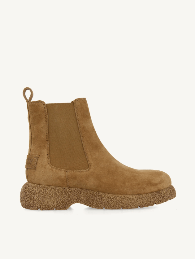 GHETTA IN PELLE TAUPE - CALZATURE - Due Piedi
