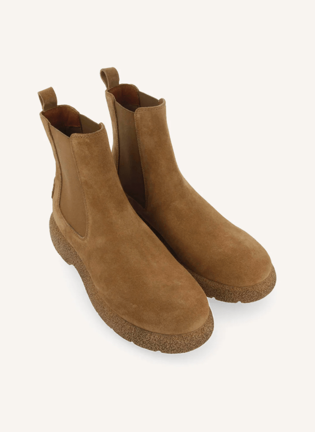 GHETTA IN PELLE TAUPE - CALZATURE - Due Piedi