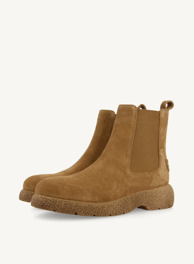 GHETTA IN PELLE TAUPE - CALZATURE - Due Piedi