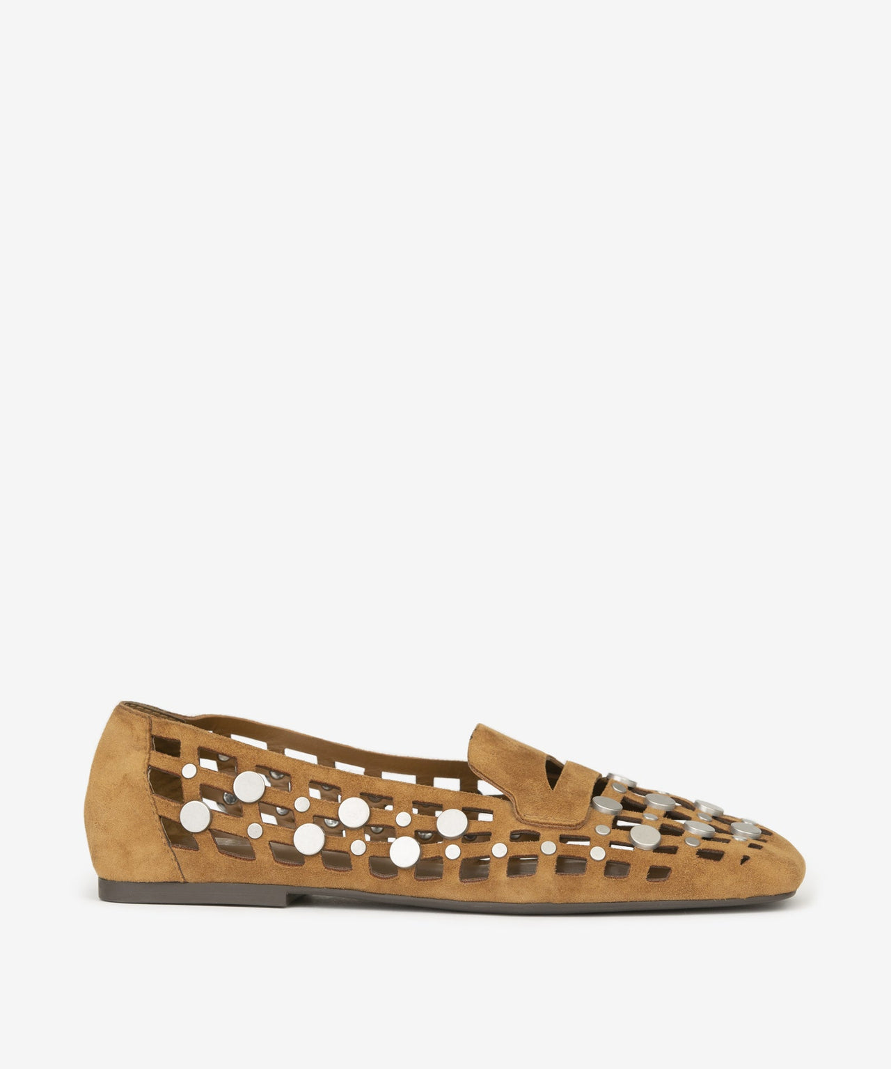 MOCASSINO LASERATO CON BORCHIE - CALZATURE - Due Piedi