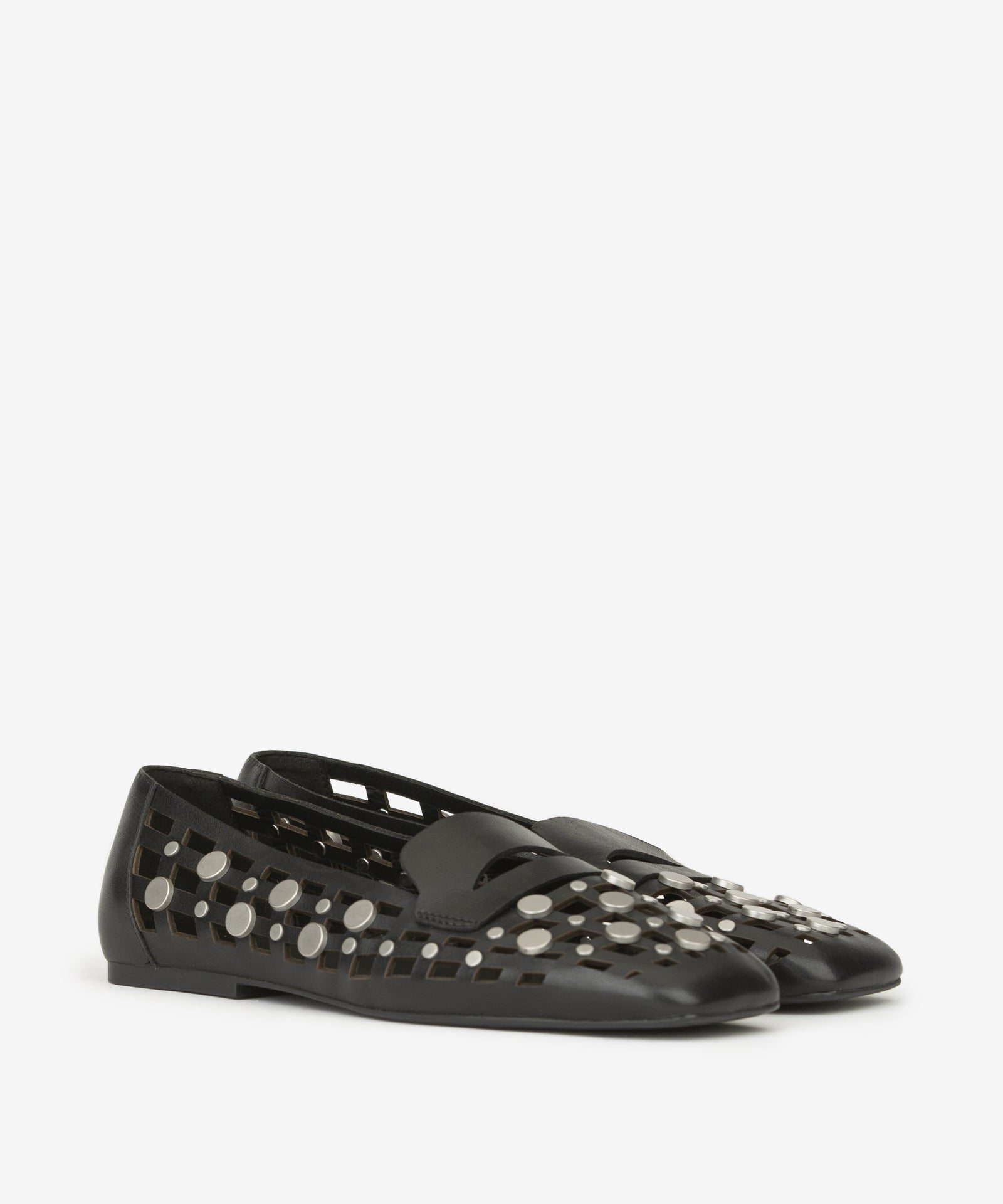 MOCASSINO LASERATO CON BORCHIE - CALZATURE - Due Piedi