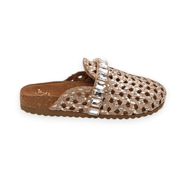 SABOT IN PELLE INTRECCIATA - CALZATURE - Due Piedi