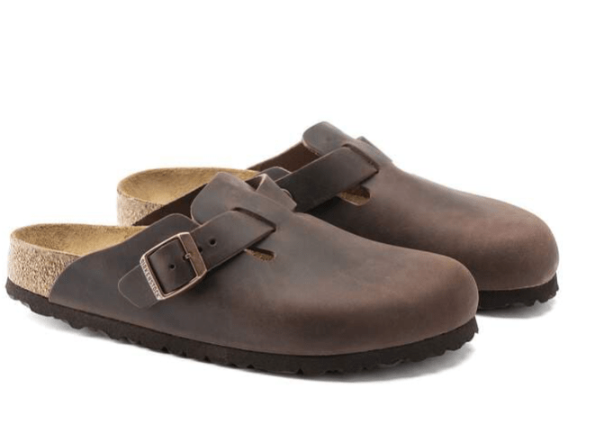 SABOT IN PELLE OLEATA - CALZATURE - Due Piedi