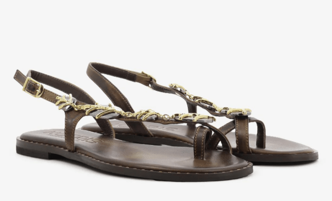 SANDALO CON ACCESSORIO - CALZATURE - Due Piedi