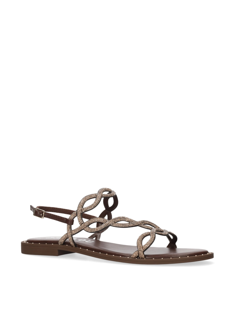 SANDALO CON STRASS - CALZATURE - Due Piedi