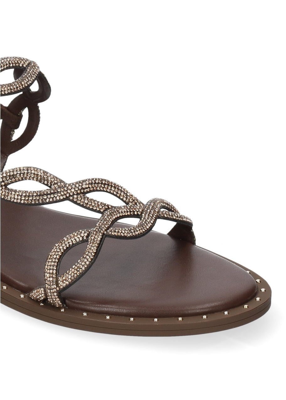 SANDALO CON STRASS - CALZATURE - Due Piedi