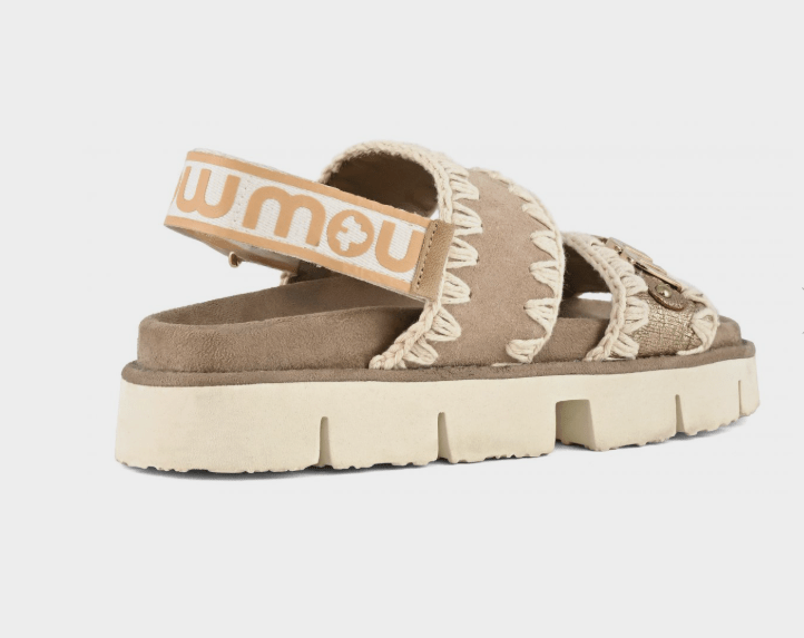 SANDALO DUE FASCE CAMOSCIO - CALZATURE - Due Piedi
