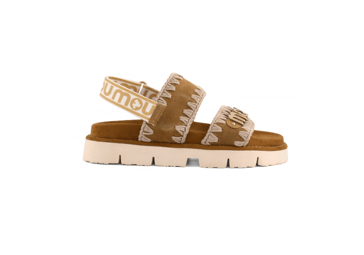 SANDALO DUE FASCE CAMOSCIO - CALZATURE - Due Piedi