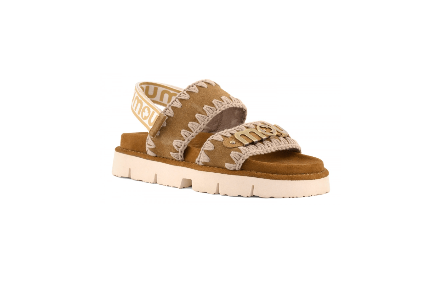 SANDALO DUE FASCE CAMOSCIO - CALZATURE - Due Piedi