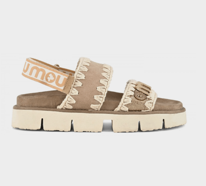 SANDALO DUE FASCE CAMOSCIO - CALZATURE - Due Piedi