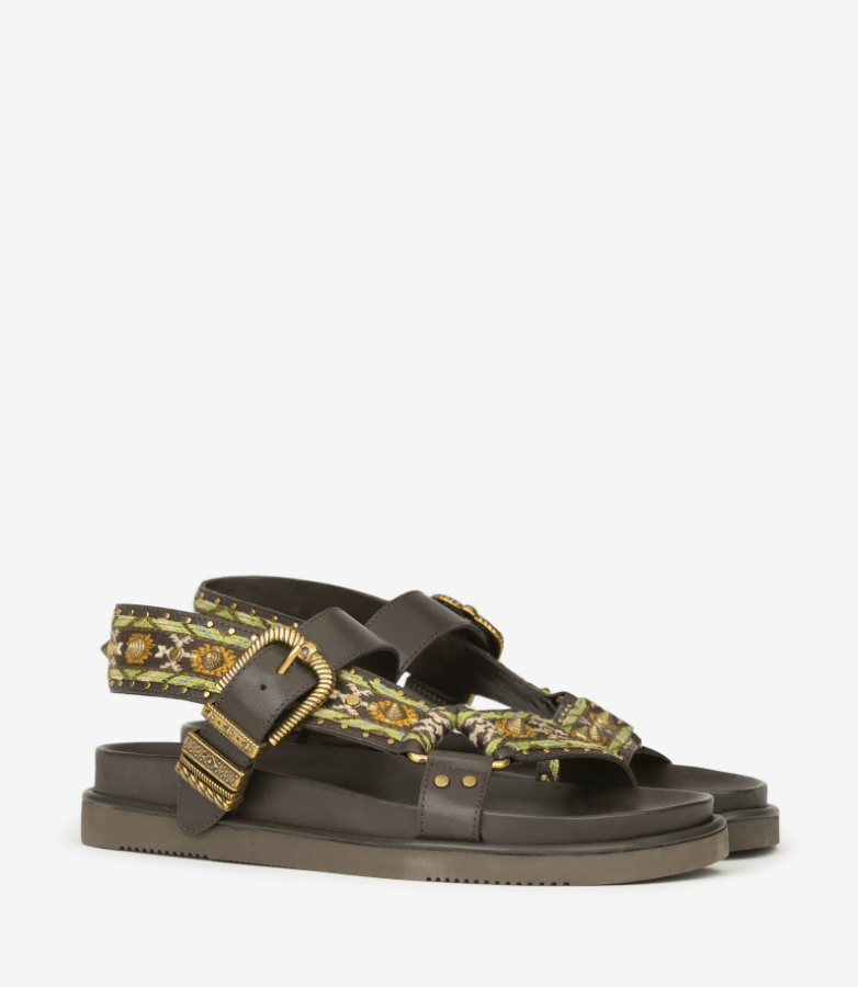 SANDALO IN PELLE - CALZATURE - Due Piedi