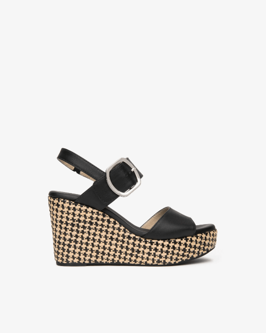 SANDALO IN PELLE CON ZEPPA - CALZATURE - Due Piedi