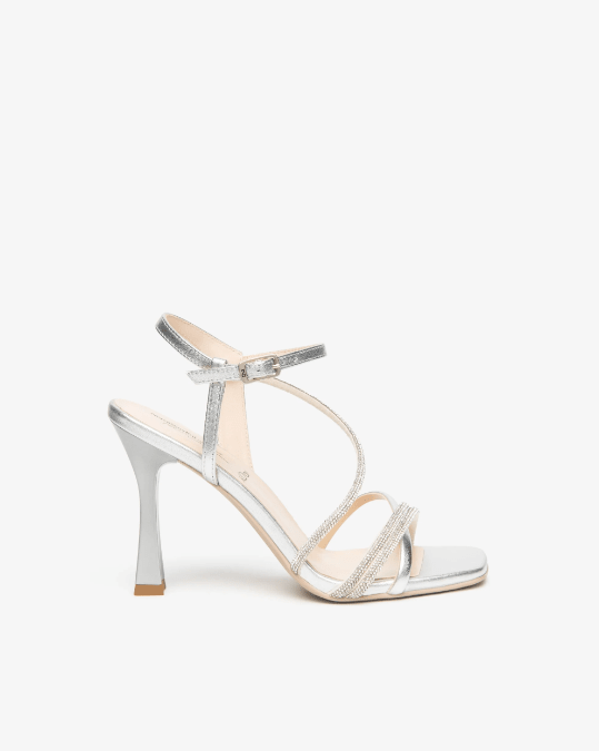 SANDALO IN PELLE LAMINATA - CALZATURE - Due Piedi