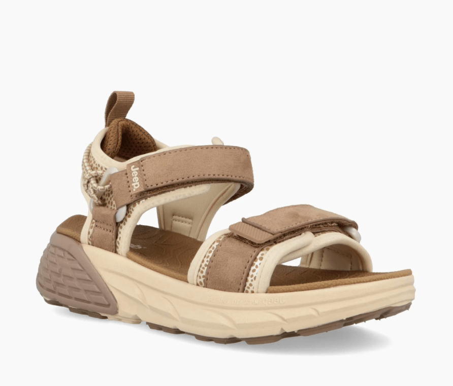 SANDALO IN TESSUTO E PELLE - CALZATURE - Due Piedi