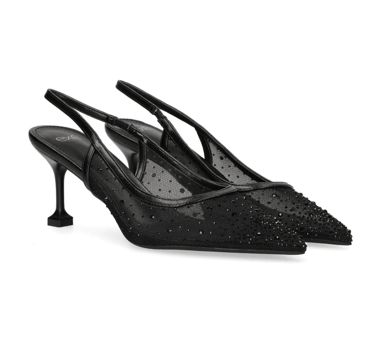 SANDALO TACCO STRASS - CALZATURE - Due Piedi