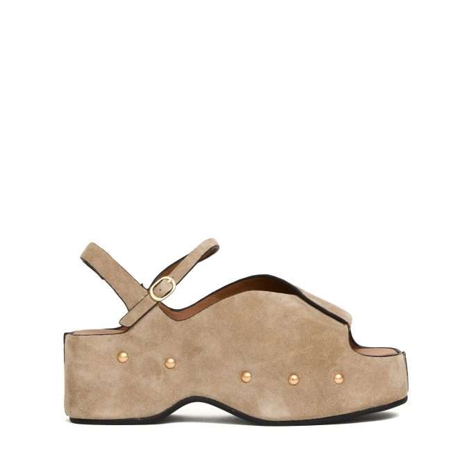 SANDALO ZEPPA CAMOSCIO - CALZATURE - Due Piedi