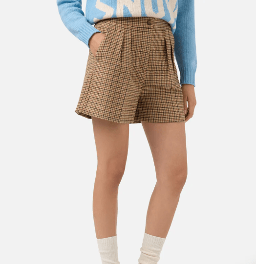 SHORTS PIE DE POULE - ABBIGLIAMENTO - Due Piedi