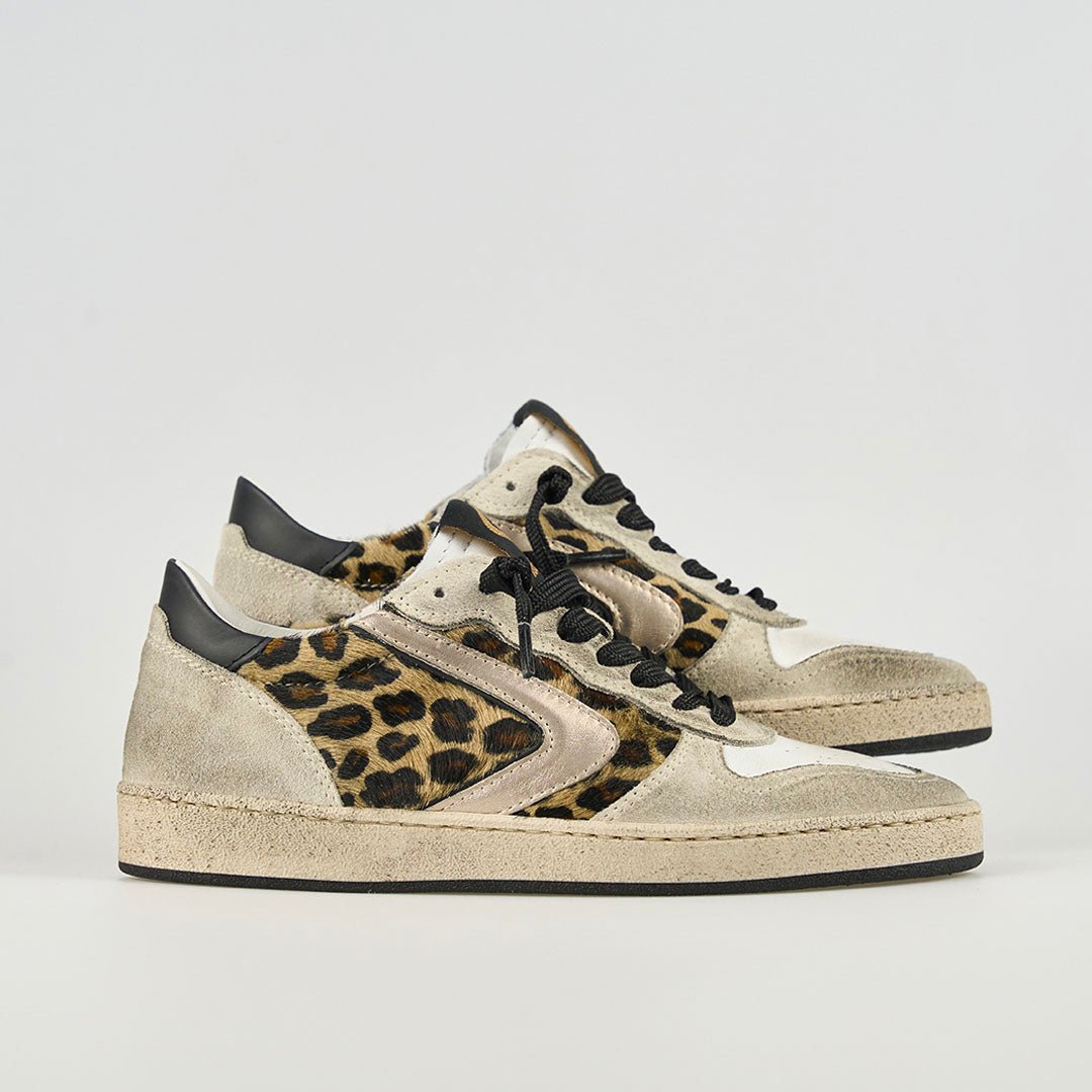 SNEAKERS IN PELLE E CAVALLINO - CALZATURE - Due Piedi
