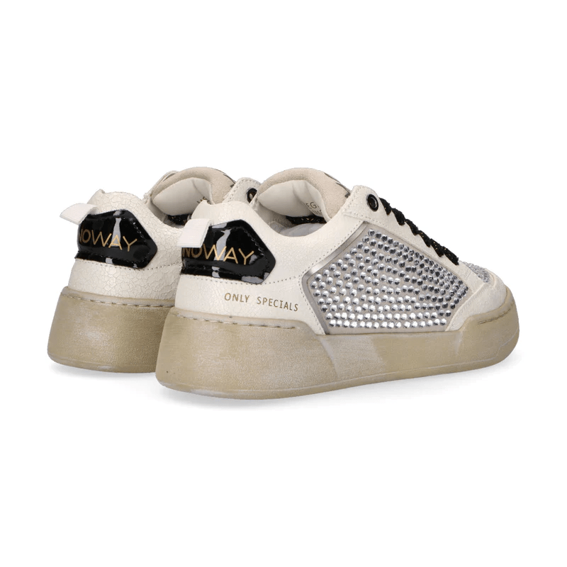 SNEAKERS IN PELLE E STRASS - CALZATURE - Due Piedi