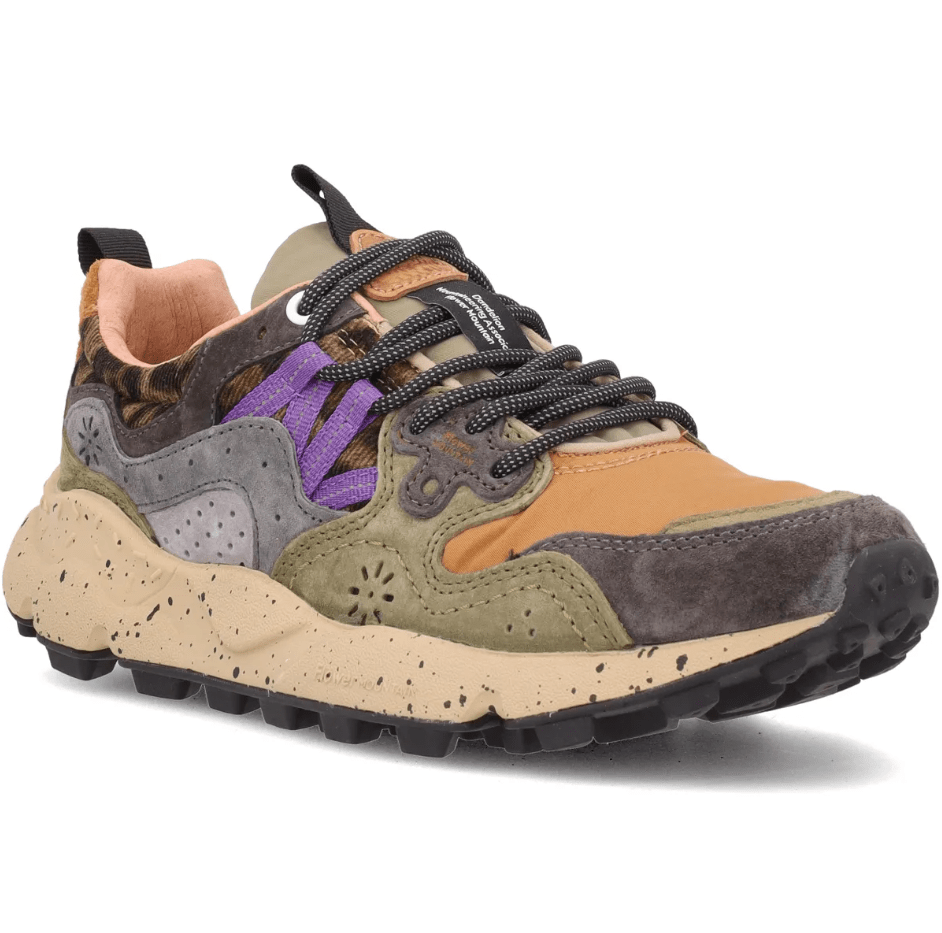 SNEAKERS IN PELLE E TESSUTO - CALZATURE - Due Piedi