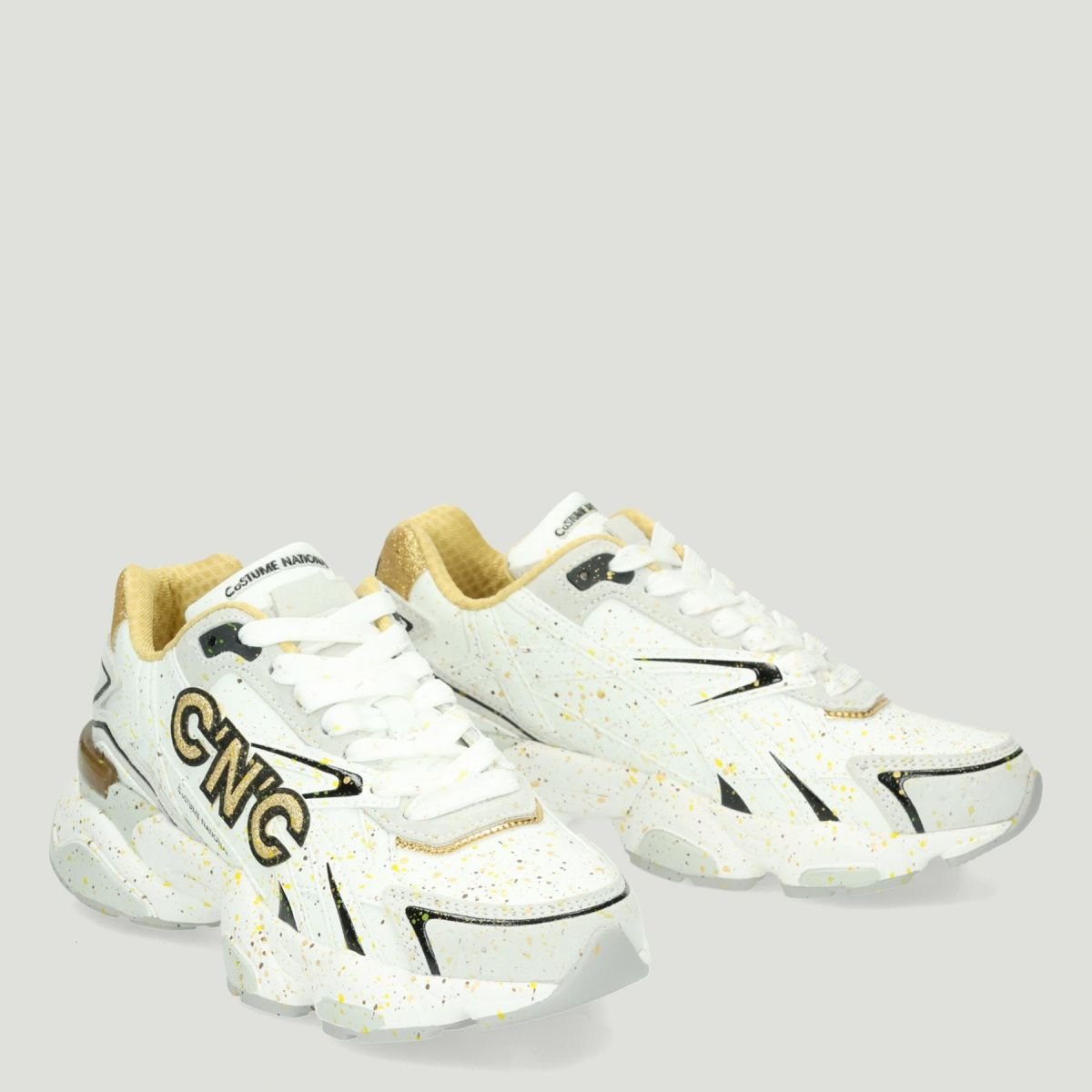 SNEAKERS IN PELLE E TESSUTO - CALZATURE - Due Piedi