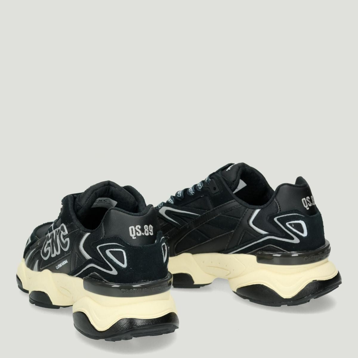 SNEAKERS IN PELLE E TESSUTO - CALZATURE - Due Piedi