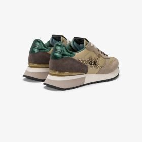 SNEAKERS IN PELLE E TESSUTO - CALZATURE - Due Piedi