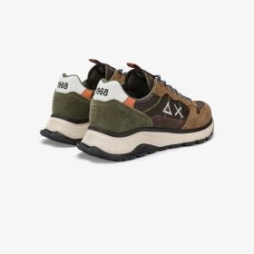 SNEAKERS IN PELLE E TESSUTO - CALZATURE - Due Piedi