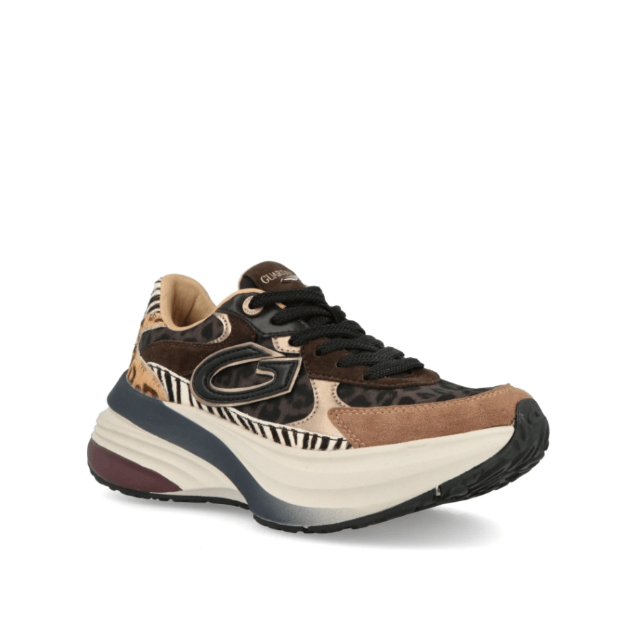 SNEAKERS IN PELLE E TESSUTO - CALZATURE - Due Piedi