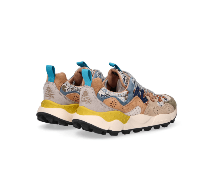 SNEAKERS IN PELLE E TESSUTO - CALZATURE - Due Piedi