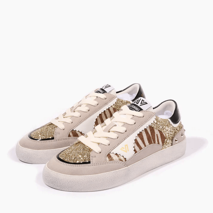 SNEAKERS IN PELLE E TESSUTO - CALZATURE - Due Piedi