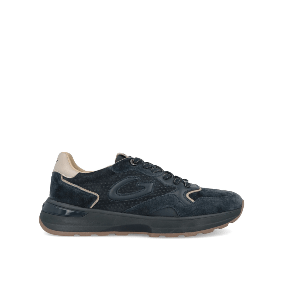 SNEAKERS IN PELLE E TESSUTO - CALZATURE - Due Piedi