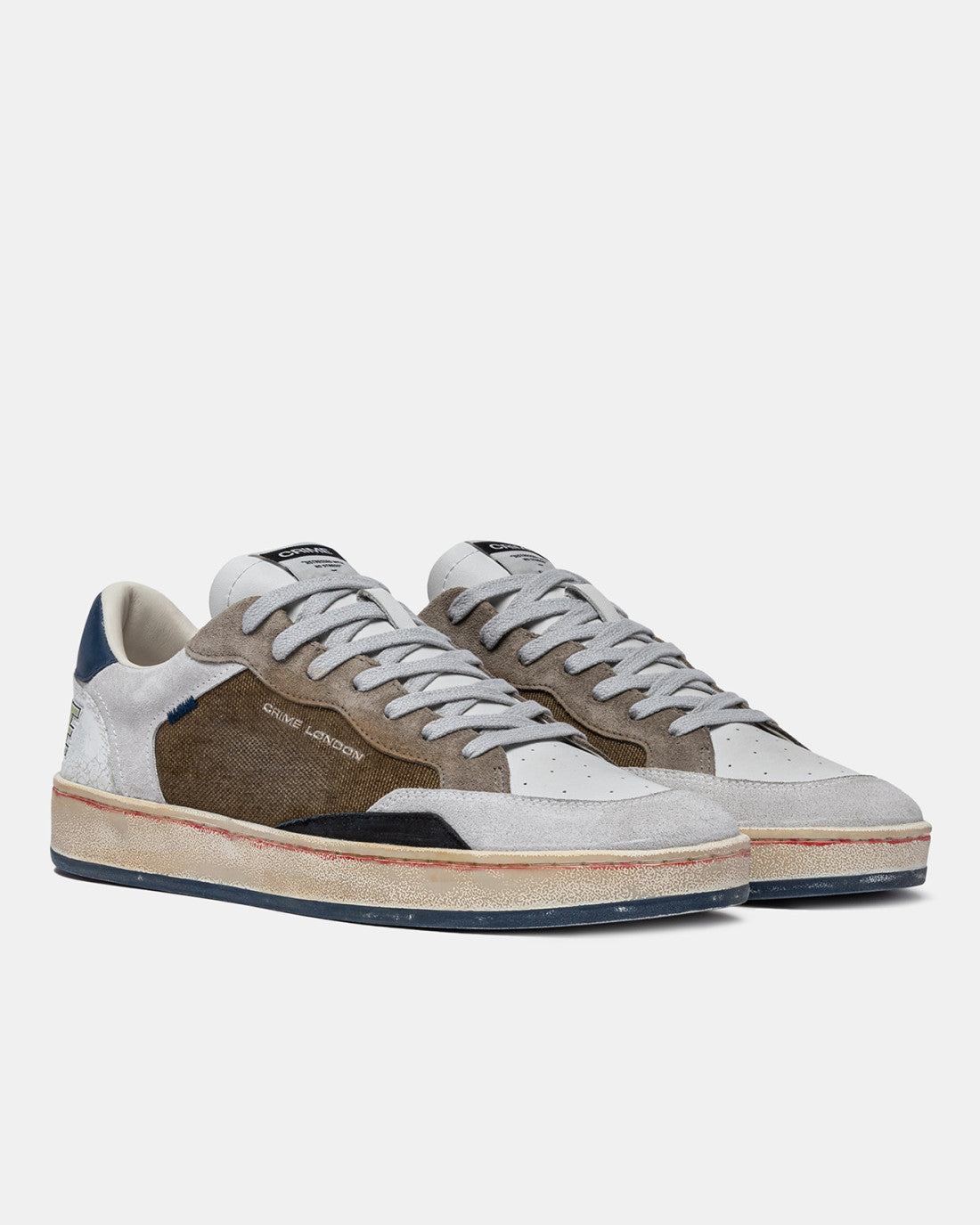 SNEAKERS IN PELLE E TESSUTO - CALZATURE - Due Piedi
