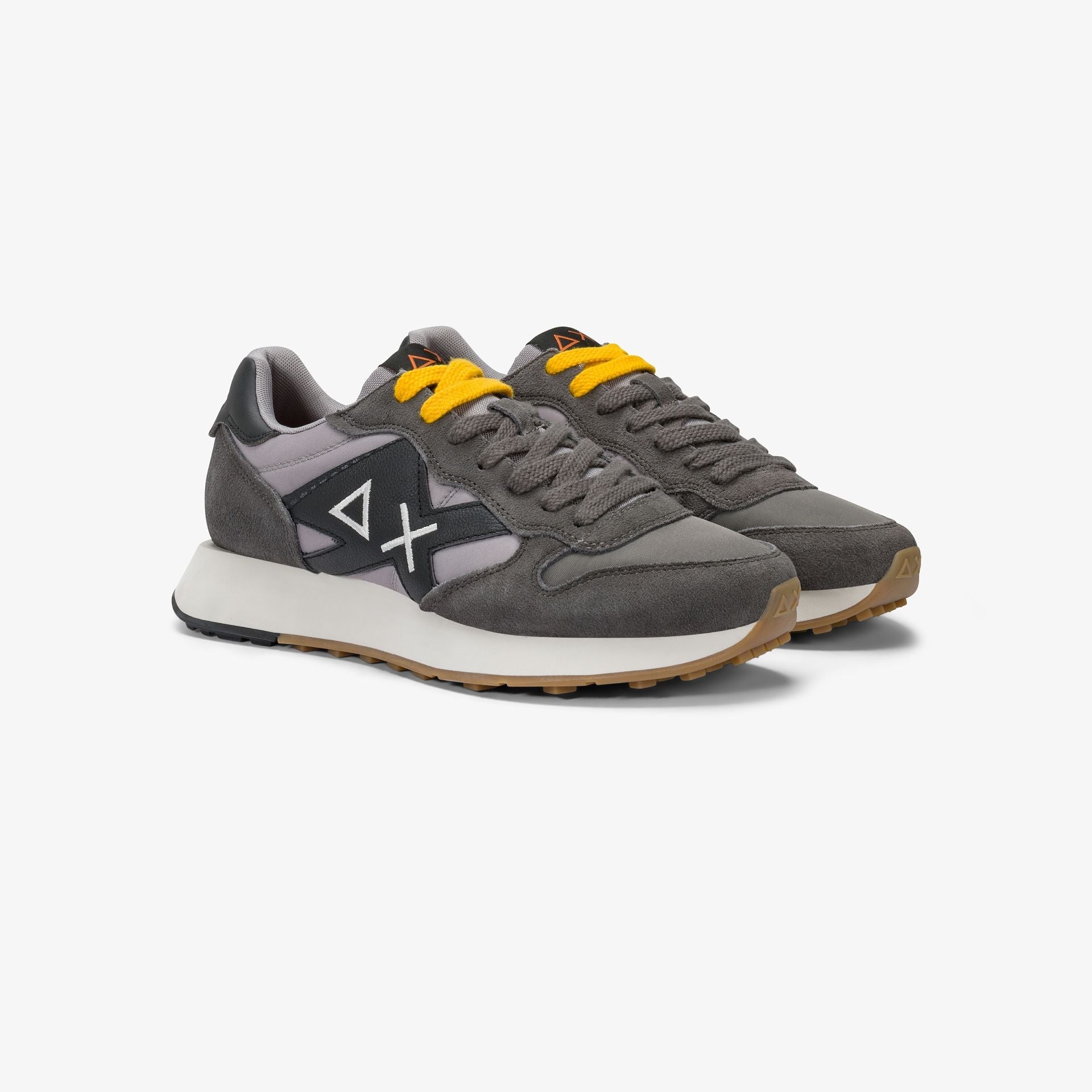 SNEAKERS IN PELLE E TESSUTO - CALZATURE - Due Piedi