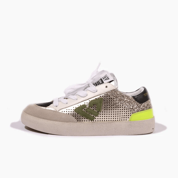 SNEAKERS IN PELLE E TESSUTO - CALZATURE - Due Piedi