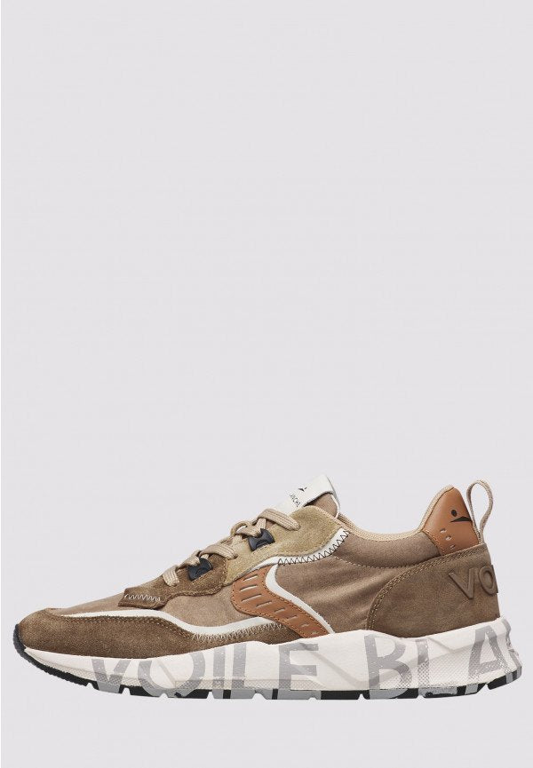 SNEAKERS IN PELLE E TESSUTO - CALZATURE - Due Piedi